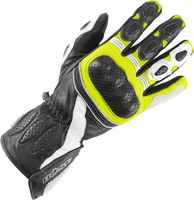 Büse Pitlane Guanti,  nero-bianco-giallo,  dimensione XL