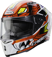 Caberg Avalon Giga Casco,  bianco-rosso-giallo,  dimensione M