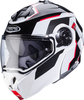 Caberg Duke Evo Move Casco,  nero-bianco-rosso,  dimensione M per uomo