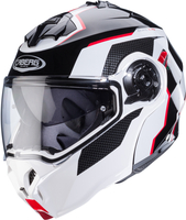 Caberg Duke Evo Move Casco,  nero-bianco-rosso,  dimensione M per uomo