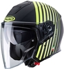 Caberg Flyon Bakari Casco Jet,  nero-giallo,  dimensione XL per uomo