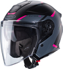 Caberg Flyon II Boss Casco Jet,  nero-rosa,  dimensione S