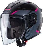 Caberg Flyon II Boss Casco Jet,  nero-rosa,  dimensione S