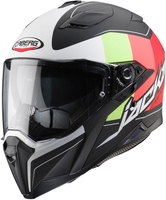 Caberg Jackal Imola Casco,  nero-bianco-rosso,  dimensione 2XL