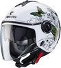 Caberg Riviera V4 X Muse Casco Jet Donna,  bianco-verde-giallo,  dimensione S per donne