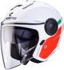Caberg Soho Zephir Casco Jet,  bianco-rosa-verde,  dimensione 2XL per uomo