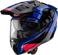Caberg Tanami Scram Casco da motocross,  nero-rosso-blu,  dimensione M per uomo