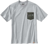 Carhartt Camo Pocket Graphic Maglietta,  grigio,  dimensione L