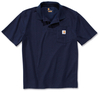 Carhartt Contractors Work Pocket Polo,  blu,  dimensione 2XL