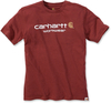Carhartt Core Logo Maglietta,  rosso,  dimensione XS