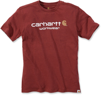 Carhartt Core Logo Maglietta,  rosso,  dimensione XS