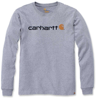 Carhartt EMEA Workwear Signature Graphic Core Logo Longsleeve,  grigio,  dimensione XS per uomo