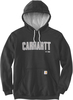 Carhartt Felt Logo Graphic Felpa,  nero,  dimensione L