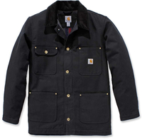 Carhartt Firm Duck Chore Coat Giacca,  nero,  dimensione 2XL