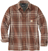 Carhartt Flannel Sherpa Lined Camicia,  marrone,  dimensione S per uomo