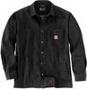 Carhartt Fleece Lined Snap Front Camicia,  nero,  dimensione M