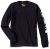 Carhartt Logo Longsleeve,  nero,  dimensione M per uomo
