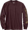 Carhartt Logo Longsleeve,  porpora,  dimensione 2XL