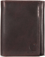 Carhartt Oil Tan Leather Trifold Portafoglio,  marrone per uomo