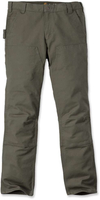 Carhartt Pantaloni slim fit con doppio davanti,  verde,  dimensione 36 per uomo