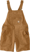 Carhartt Rugged Flex Relaxed Fit Canvas Ladies Salopette corte,  marrone,  dimensione L per uomo
