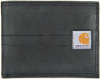 Carhartt Saddle Leather Bifold Portafoglio,  nero per uomo