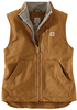 Carhartt Sherpa Lined Mock Neck Gilet donna,  marrone,  dimensione XL per donne
