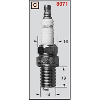 CHAMPION Spark plug RC9YC4 OE039