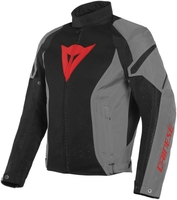 Dainese Air Crono 2 Tex Giacca tessile moto,  nero-grigio,  dimensione 52