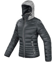 Dainese Courmayeur Down Giacca tessile da donna,  nero-argento,  dimensione XL per donne