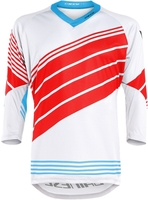 Dainese HG 2 Bicicletta Jersey,  bianco-rosso,  dimensione L