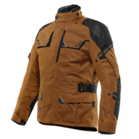 Dainese Ladakh 3L D-Dry Giacca tessile moto,  nero-marrone,  dimensione 54 per uomo