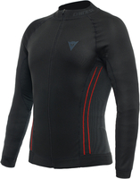 Dainese No-Wind Thermo LS Giacca funzionale,  nero-rosso,  dimensione XS S per uomo