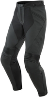Dainese Pony 3 Pantaloni in pelle di moto perforati,  nero,  dimensione 60 per uomo