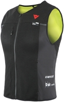 Dainese Smart D-Air® V2 Airbag Gilet da donna,  nero-giallo,  dimensione S per donne