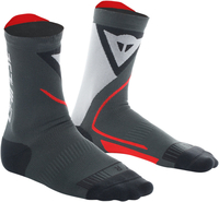 Dainese Thermo Mid Calzini,  nero-grigio-rosso,  dimensione 42 - 44