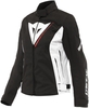 Dainese Veloce D-Dry Giacca tessile da donna,  nero-bianco-rosso,  dimensione 44 per donne