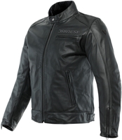 Dainese Zaurax Giacca in pelle per moto,  nero,  dimensione 44 per uomo