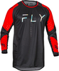 Fly Racing Evolution 2024 Maglia Motocross,  nero-rosso,  dimensione 2XL