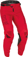 Fly Racing Kinetic Fuel Pantaloni Motocross,  rosso,  dimensione 34