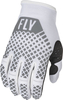 Fly Racing Kinetic Guanti motocross,  bianco,  dimensione L
