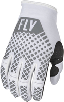 Fly Racing Kinetic Guanti motocross,  bianco,  dimensione S