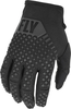 Fly Racing Kinetic Guanti motocross,  nero,  dimensione XL