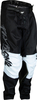 Fly Racing Kinetic Khaos Pantaloni da motocross per ragazzi,  nero-grigio-bianco,  dimensione 26