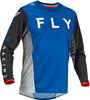 Fly Racing Kinetic Kore Maglia Motocross,  nero-blu,  dimensione XL per uomo