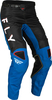 Fly Racing Kinetic Kore Pantaloni Motocross,  nero-blu,  dimensione 30
