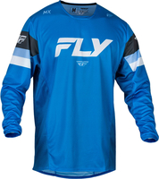 Fly Racing Kinetic Prix 2024 Maglia Motocross,  bianco-blu,  dimensione M per uomo