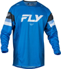 Fly Racing Kinetic Prix 2024 Maglia Motocross,  bianco-blu,  dimensione XL