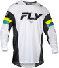 Fly Racing Kinetic Prix 2024 Maglia Motocross,  nero-bianco,  dimensione M per uomo