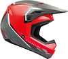 Fly Racing Kinetic Vision Casco Motocross,  grigio-argento,  dimensione XS